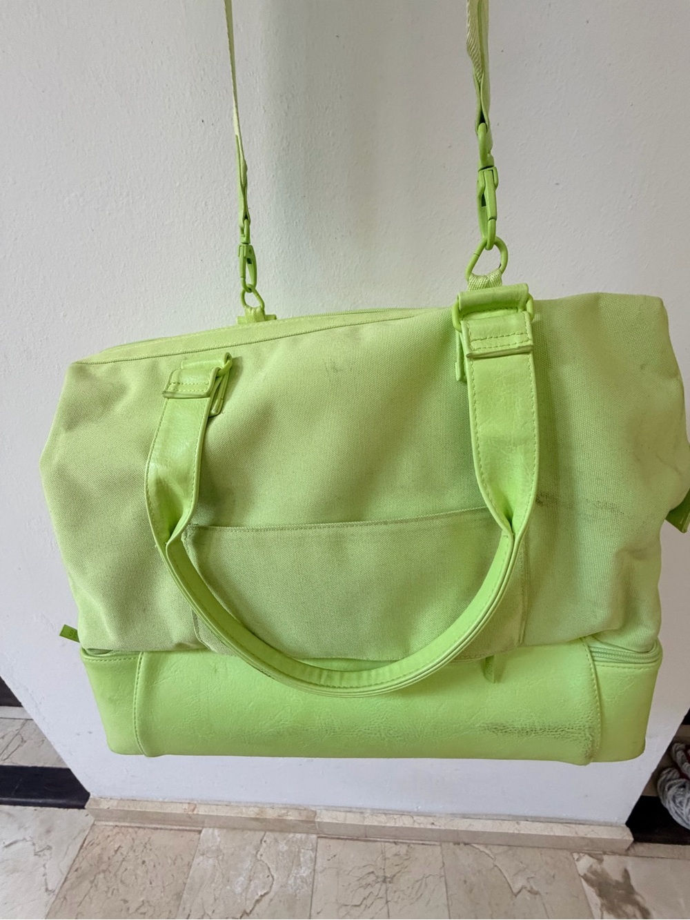 BEIS Lime Green Travel Tote - Picture 3 of 10